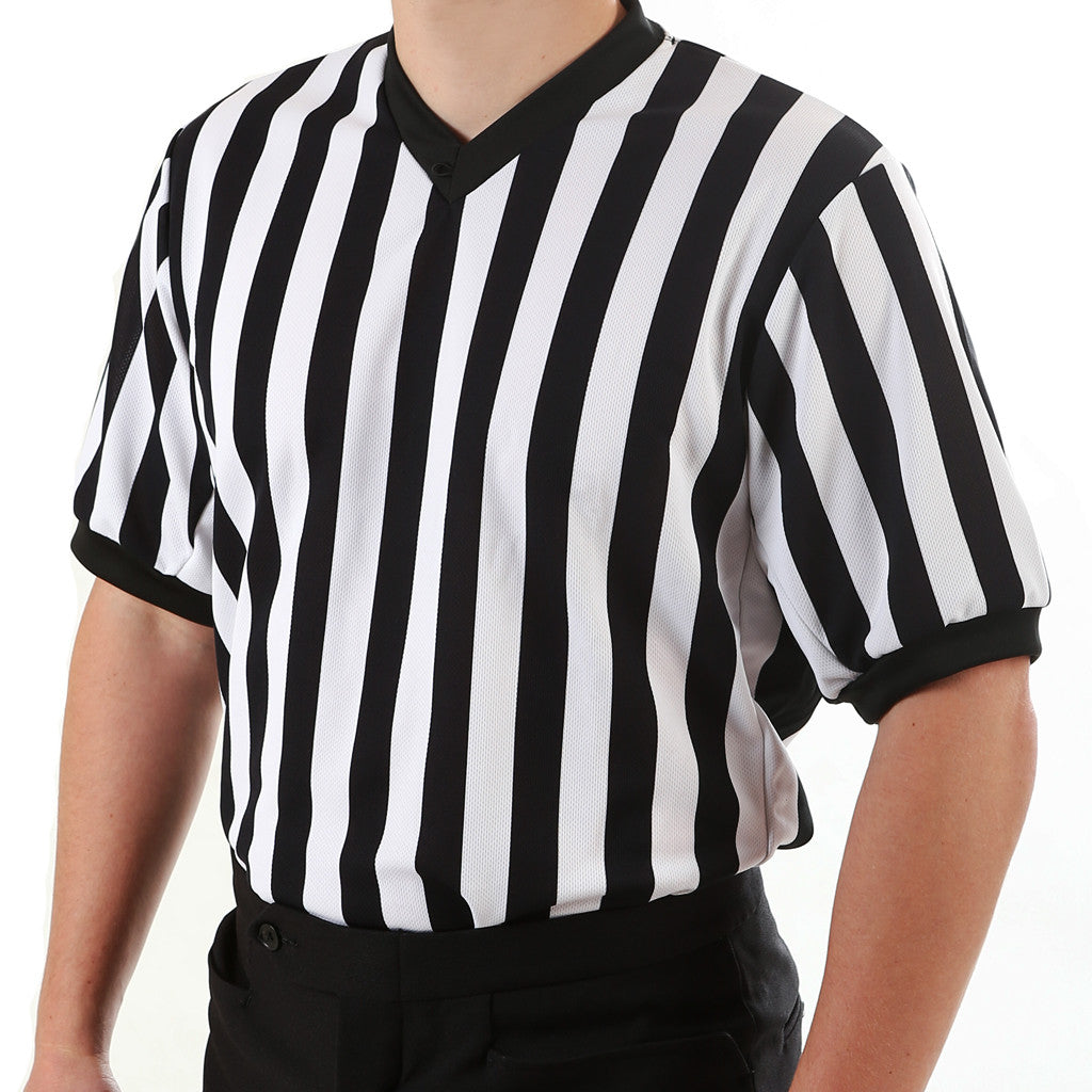 Cliff Keen Ultra-Mesh v-neck mens referee shirt