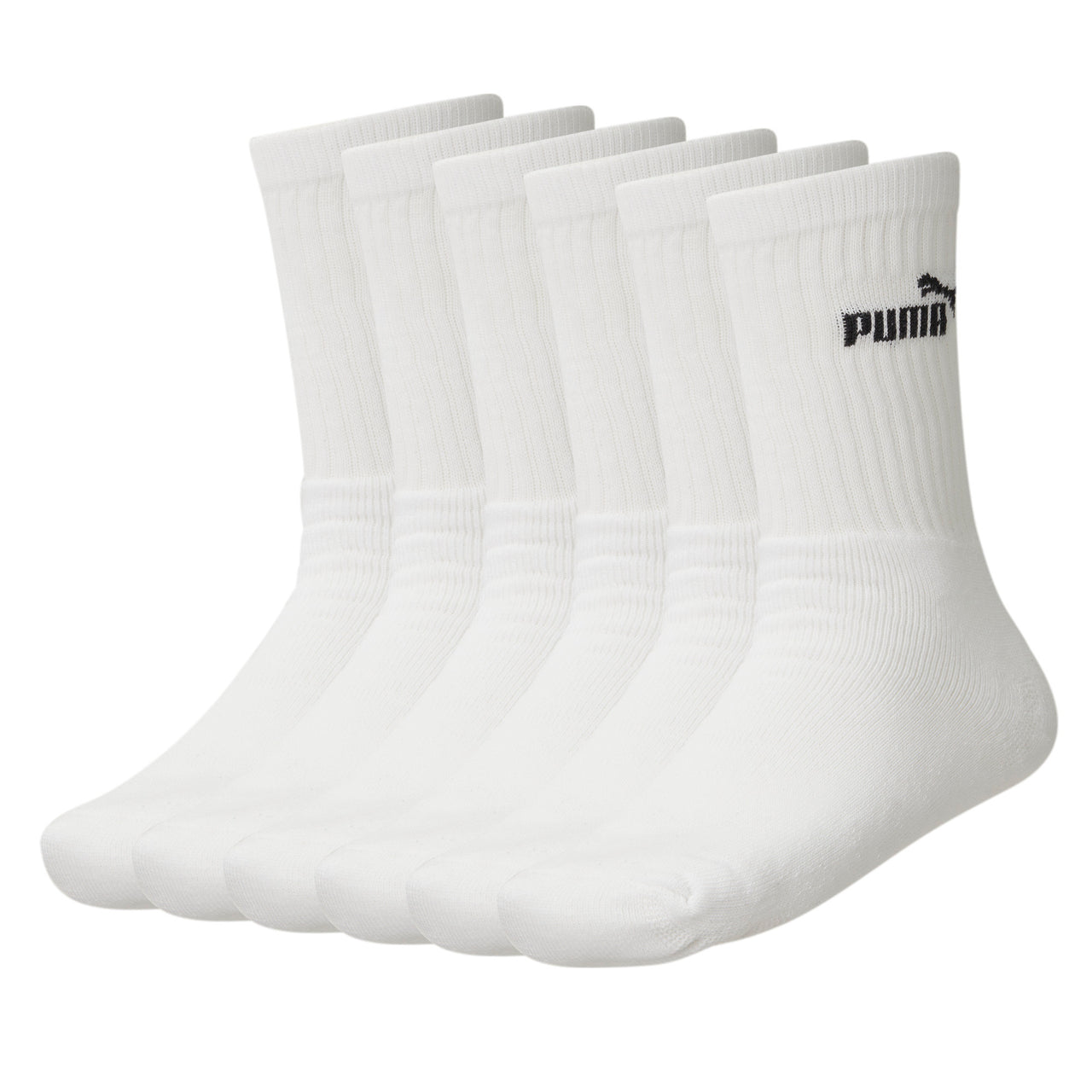 6pk Puma crew socks