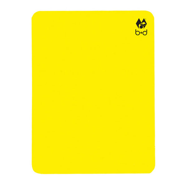 b+d referee warning card (FIFA size)