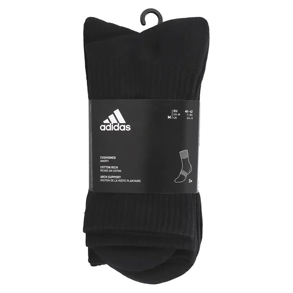 3pk adidas Cushioned socks (crew)