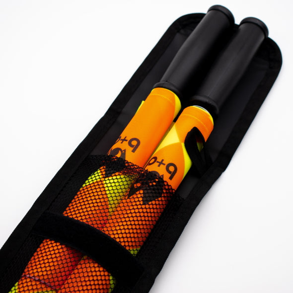 b+d Quadro I referee assistant flag set