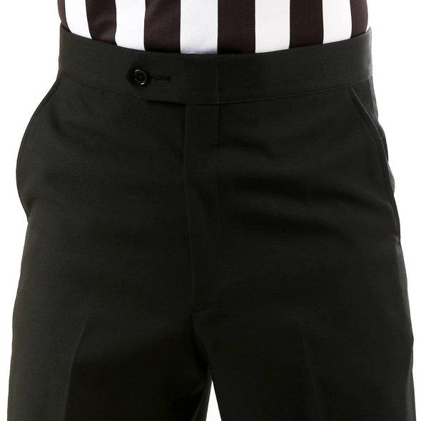 Honig's 4-way stretch flat front mens pants with Front Lay Slash pockets (slim fit)