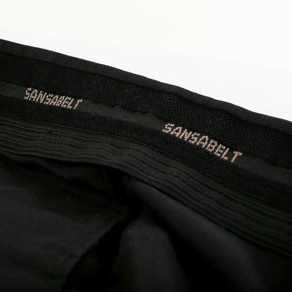 Sansabelt flat front mens pants with Western Cut pockets