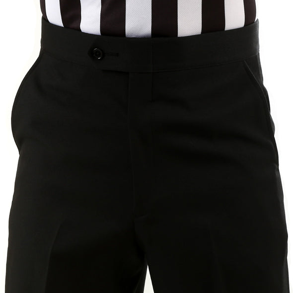Smitty flat front mens pants with Front Lay Slash pockets