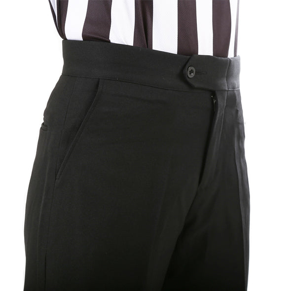 Smitty 4-way stretch flat front womens pants with Front Lay Slash pockets