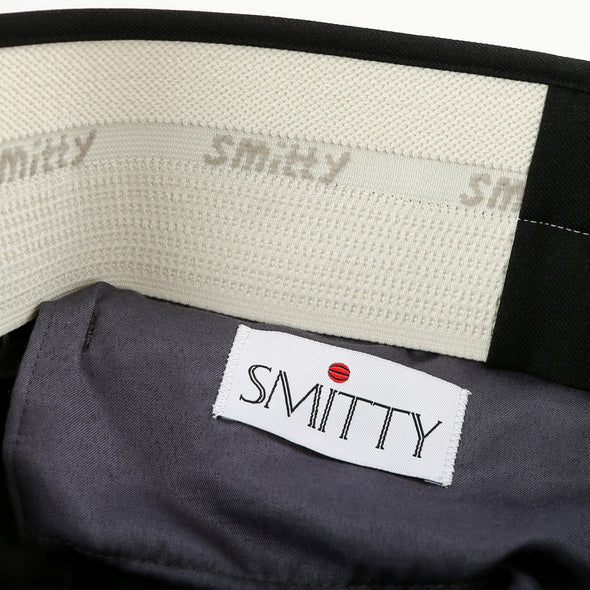 Smitty 4-way stretch flat front womens pants with Front Lay Slash pockets