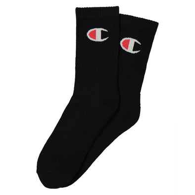 2pk Champion C Logo cushion socks (crew)