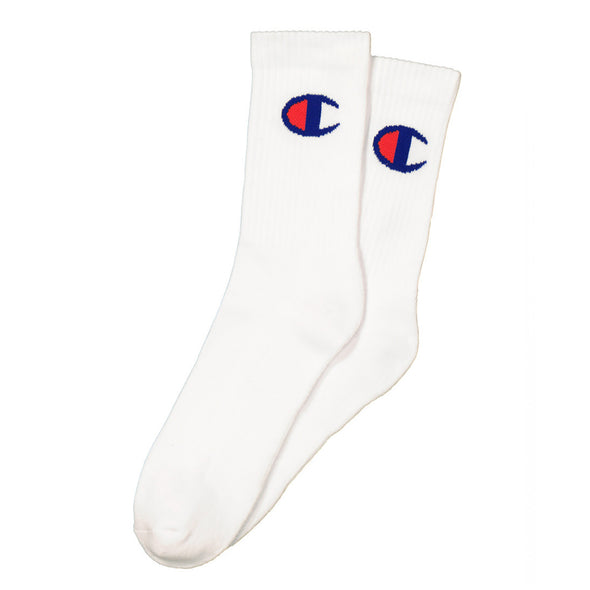 2pk Champion C Logo cushion socks (crew)