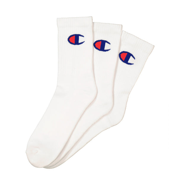 3pk Champion C Logo socks (crew)