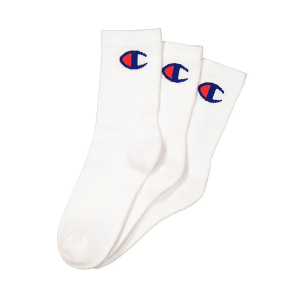 3pk Champion C Logo socks (quarter)
