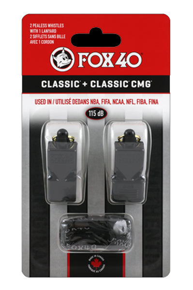 Fox 40 Classic whistle 2-pack