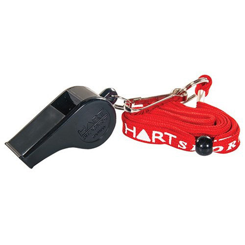 HART plastic whistle w/ lanyard